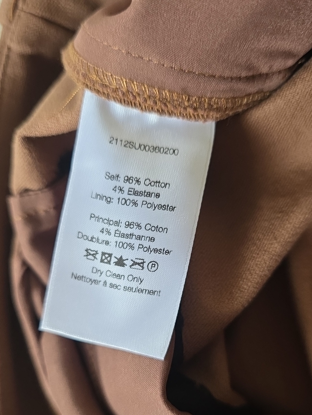 Veronica Beard Cocoa Brown Stretch High-Rise Flared Twill Pants 12 Tall - Picture 9 of 13